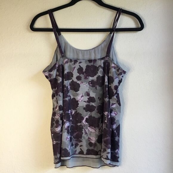 George camisole purple roses double spaghetti strap whimsygoth witch cot… - Picture 2 of 5